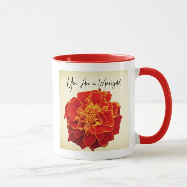 Taza Eres un tazón de café de Marigold - Gracias regalo (Derecha)