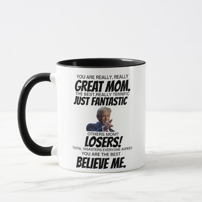 Taza Eres una mamá realmente grande, la mejor en realid (Izquierda)