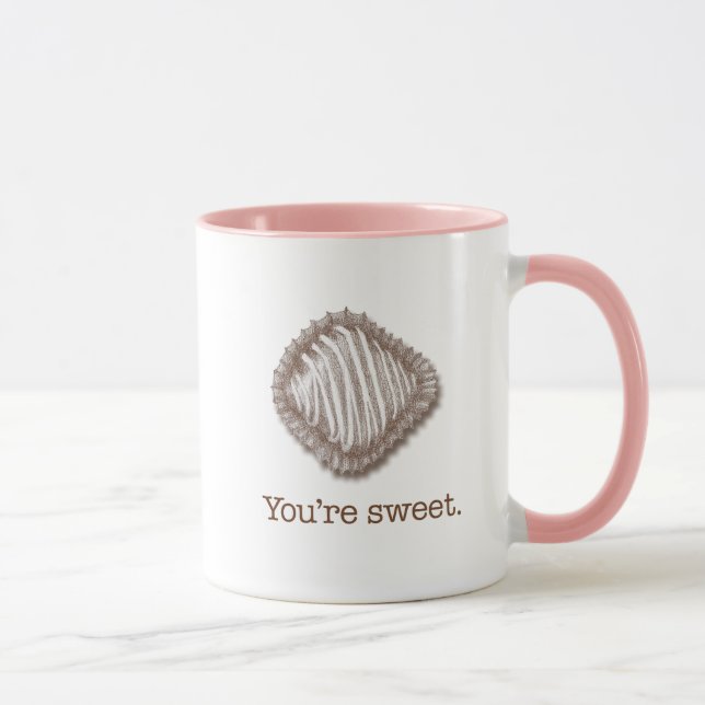 Taza Eres una trufa de chocolate dulce (Derecha)