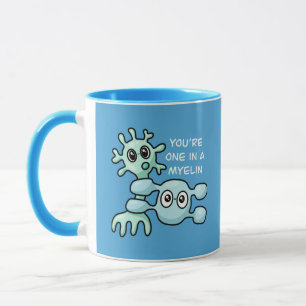 Taza Eres Única en una Mielina - Neurociencia