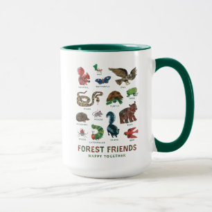 Taza Eric Carle   Amigos de los bosques felices juntos