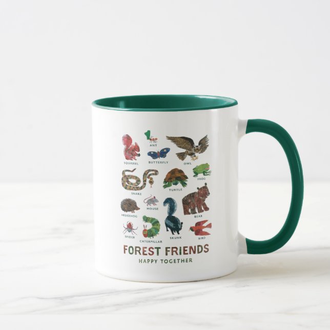 Taza Eric Carle | Amigos de los bosques felices juntos (Derecha)
