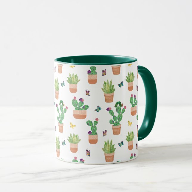 Taza Eric Carle | oruga, cactus y mariposa Pa (Anverso derecho)