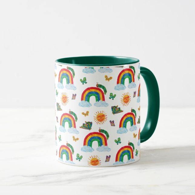 Taza Eric Carle | oruga de la mariposa arcoiris (Anverso derecho)