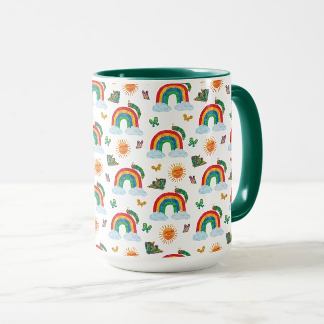 Taza Eric Carle | oruga de la mariposa arcoiris (Anverso derecho)