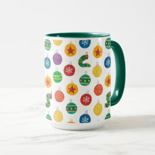 Taza Eric Carle   Patrón de Navidades de oruga