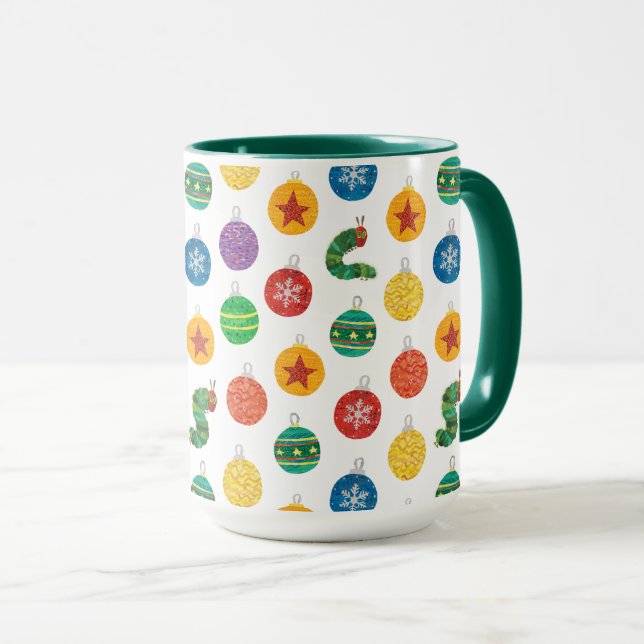 Taza Eric Carle | Patrón de Navidades de oruga (Anverso derecho)