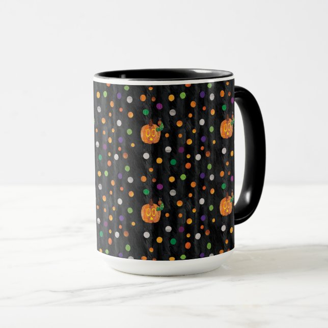 Taza Eric Carle | Patrón de puntos de Polka de Hallowee (Anverso derecho)