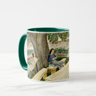 Taza Eric Ravilious - Dos mujeres en un jardín,