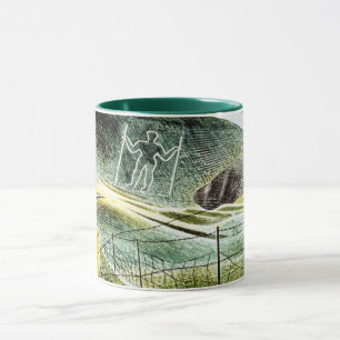 Taza Eric Ravilious - El gigante de Wilmington, arte fi