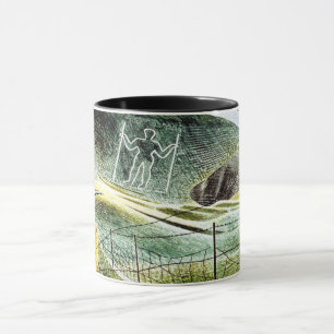 Taza Eric Ravilious - El gigante de Wilmington, arte fi