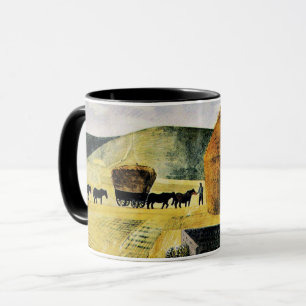 Taza Eric Ravilious - Furlongs, pintura famosa,