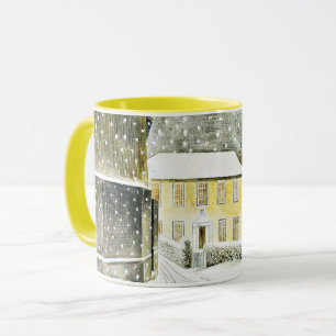 Taza Eric Ravilious - Hallstead Road en la nieve,