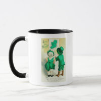 Erin Go Bragh Couple observa el mapa de Irlanda