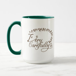 Taza Erizo "Muy Cuidadosamente"