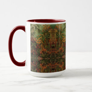 Taza Ernst Haeckel Muscinae ilustracion vintage