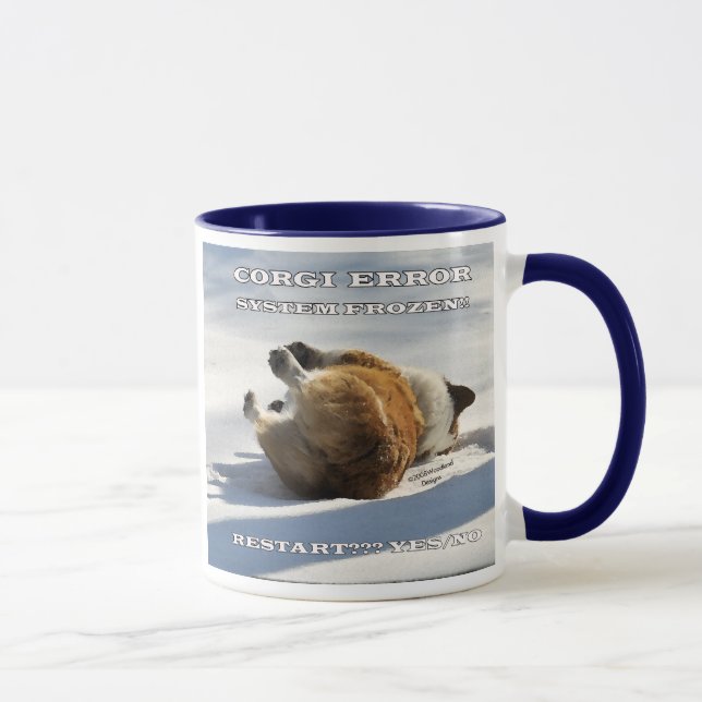 Taza ERROR del Corgi (Derecha)