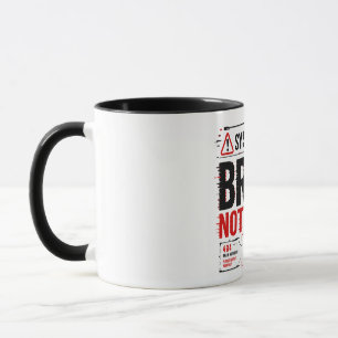 Taza Error del Sistema Cerebro No Encontrado