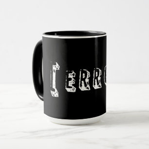 Taza Error en negro