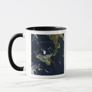 Taza Erupción de Mt el Etna en Sicilia
