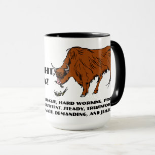 Taza Es cierto, soy un buey.