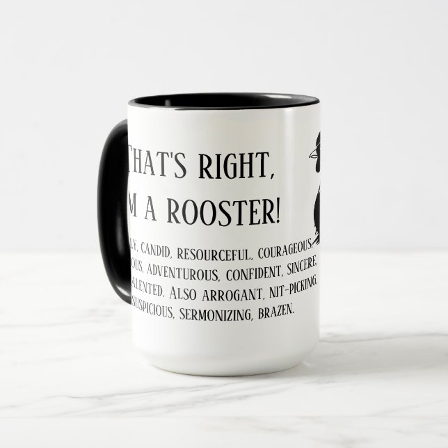 Taza Es cierto, soy un gallo (Anverso izquierdo)