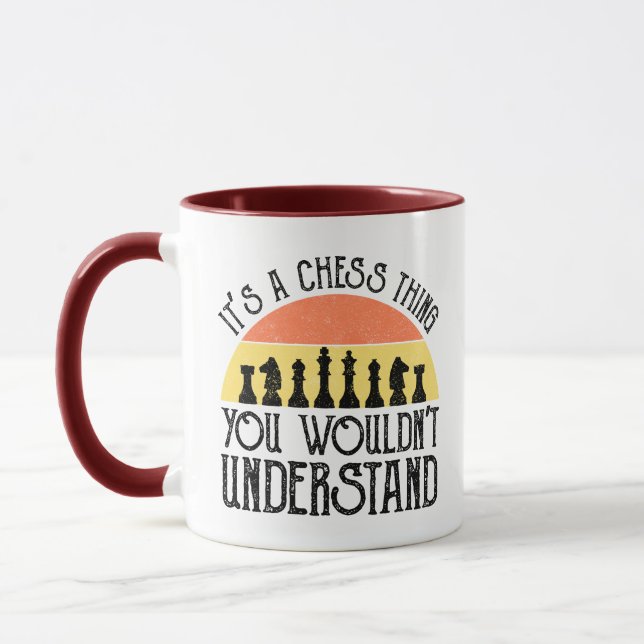Taza Es cosa de ajedrez - no lo entenderías (Izquierda)