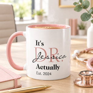 Taza Es Dr. [Nombre personalizado] Año de Est.