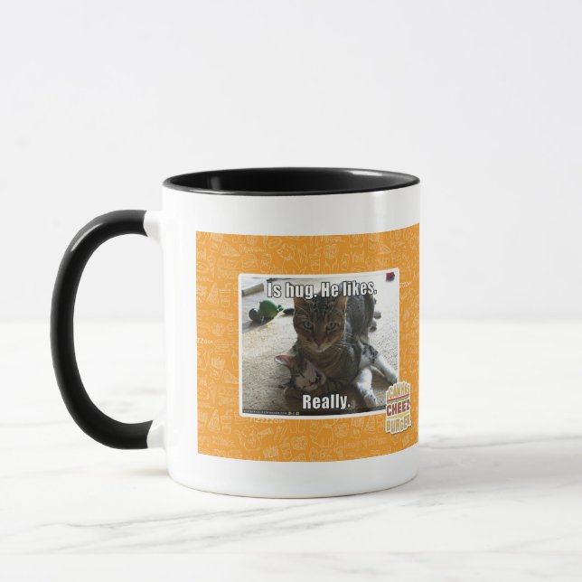 Taza Es el abrazo. Él tiene gusto (Izquierda)