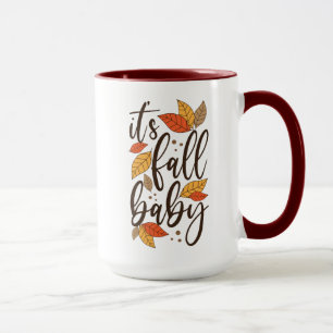 Taza Es el bebé otoño
