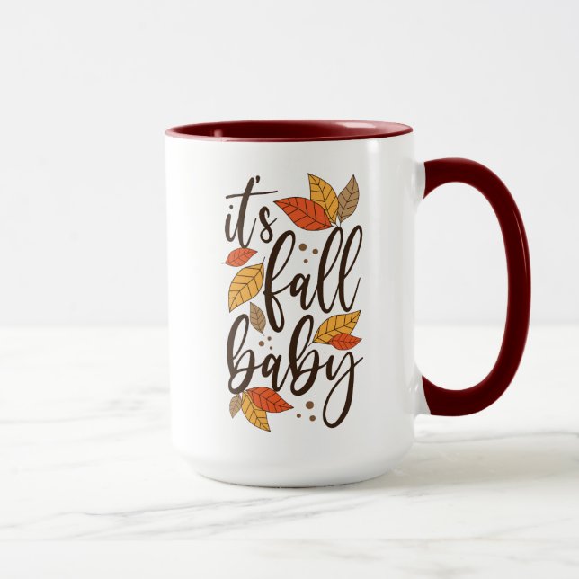 Taza Es el bebé otoño (Derecha)