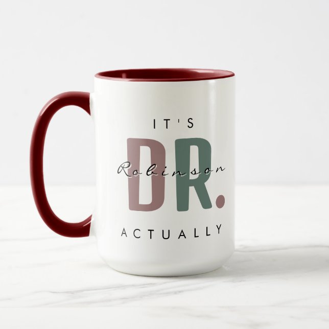 Taza Es el Dr. [Nombre personalizado] En Realidad Enorm (Izquierda)
