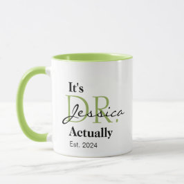Taza Es el Dr. [Nombre personalizado] Est. Año