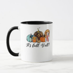Taza Es Fall Y’all Beagle Cute Dog Lover Fall Thanksg