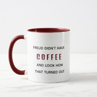 Taza Es gracioso que Freud no tuviera psicoología del c