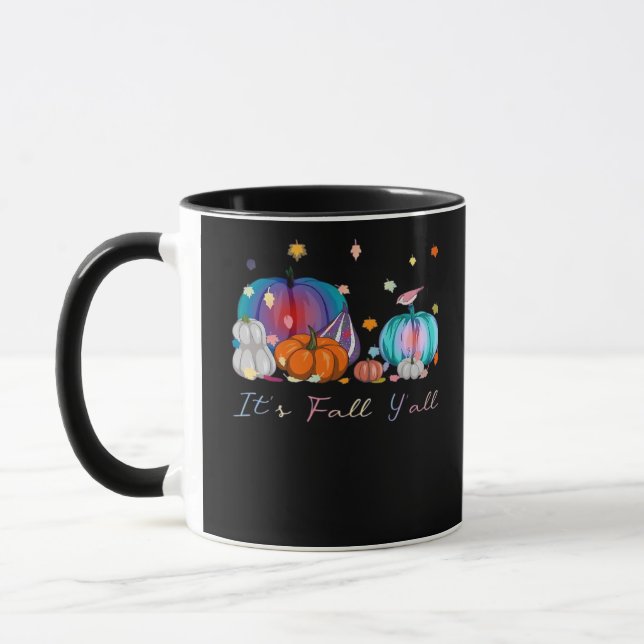 Taza Es la divertida calabaza mágica de Halloween Fall  (Izquierda)