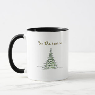 Taza Es La Temporada Árbol De Navidad Debbie Groovy San
