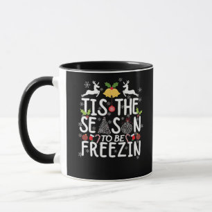 Taza Es La Temporada Para Congelarse Minimal Limpio