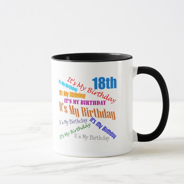 Taza Es mis décimo octavos regalos de cumpleaños (Derecha)