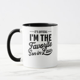 Taza Es oficial que soy el suegro favorito
