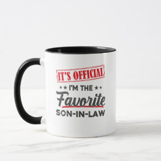 Taza Es oficial soy el yerno favorito