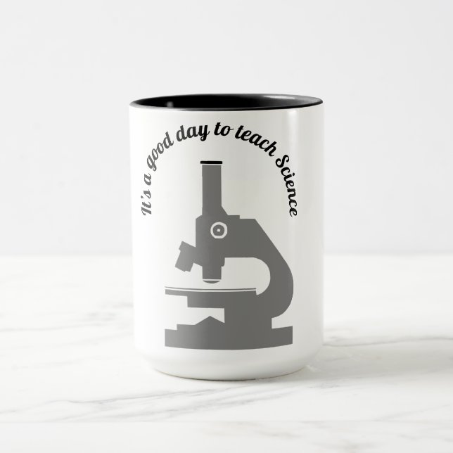 Taza Es un buen día para enseñar ciencia (Centro)
