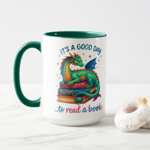Taza Es un buen día para leer un libro