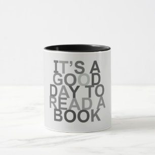 Taza es un buen día para leer un libro mug