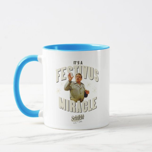 Taza Es un Milagro de Festivus (Izquierda)