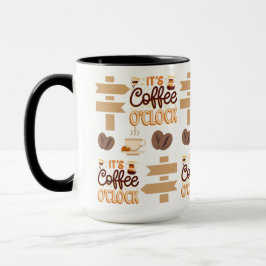 Taza es un reloj de café