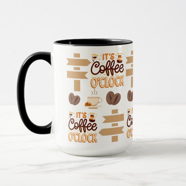 Taza es un reloj de café (Izquierda)