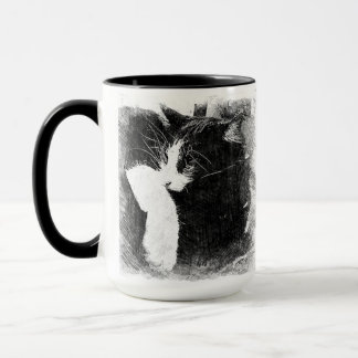 Taza Es una buena vida ser un gato fango