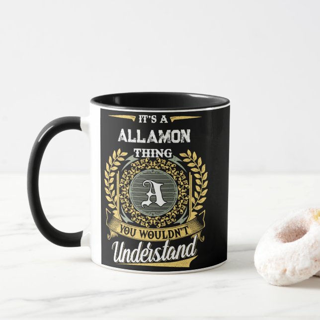 Taza Es una Cosa de ALLAMON que No Entenderías (Con donut)