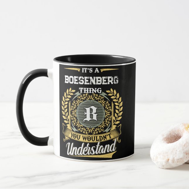 Taza Es una cosa de BOESENBERG que no entenderías (Con donut)